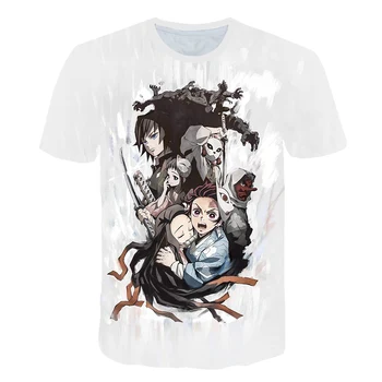 2020 Nova oblačila za Moške 3D Digitalni Natisnjeni T-shirt Hudič Rezilo Anime