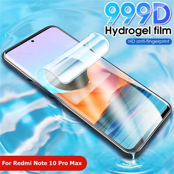 Redmy Note10 Pro Hydrogel Film Sprednji+Zadnji Zaslon Patron, Ne Kaljeno Steklo za Xiaomi Redmi Opomba 10 Pro 10Pro Fotoaparat Len Film