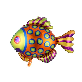 10pcs Mini Nove Ribe Živali Baloni za Rojstni dan Dekorativni Dall ' morski Pes Jastog Hobotnica Morju Temo Stranka Dekor Dan Otrok Igrače