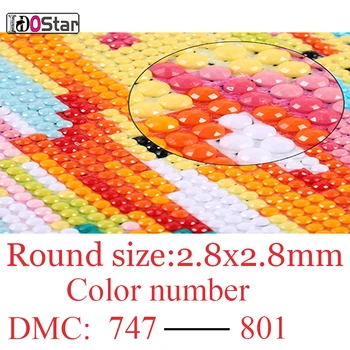DMC747-801 Kroglice, 447color krog Diamond Vezenje 5D Diamond Slikarstvo orodje Navzkrižno Šiv Diamond Okraski, kroglice obrti