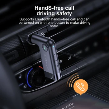 AUX USB Sprejemnik za Brezžične Stereo Adapter 3.5 3.5 mm Priključek Aux Bluetooth-združljiv Zvočni Sprejemnik Glasbe Avto Oddajnik Mic