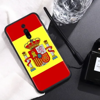 Silikonski Pokrov Španija špansko Zastavo Za Xiaomi Redmi 9T 9 9C 9A 9AT 9i 8 8A 7 6 Pro 7A, 6A 5 5A 4X Plus Primeru Telefon