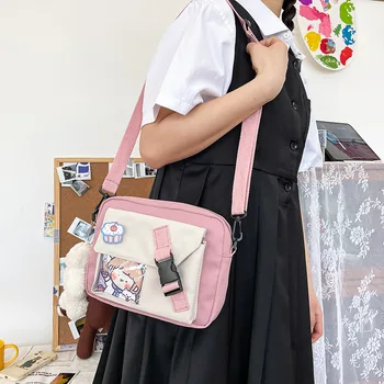 Japonski 2021 Nove Priložnostne Vrečko Girls Moda Najlon Vrečko Majhna Torba Mobilni Telefon Crossbody Torbe Za Ženske Bolsa Feminina Vrečko