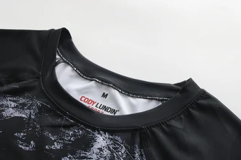 Cody Lundin Moški Modni Digital Sublimacija Natisnjen Tshirt Tek Fitnes Kratek Rokav