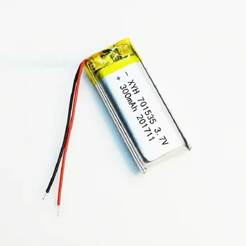 701535 3,7 V 300mAh baterija Litij-Polimer LiPo Baterijo za ponovno Polnjenje Za Mp3 slušalke GPS mobilne elektronske del