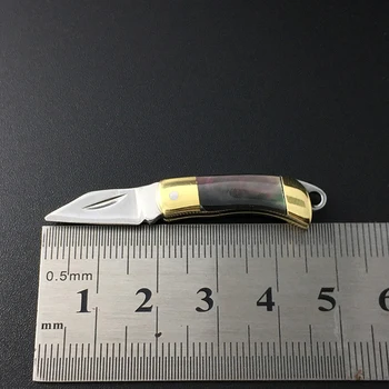 3 CM, MINI Lupini Folding Nož Žep Keychain Prenosni Medenina Mapo Nož Prostem CampingTactical Reševalnega Orodja za Lov EOS Nož
