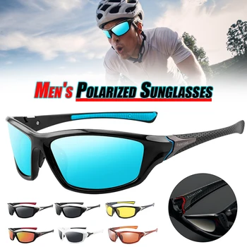 Polarizirana sončna Očala za Moške UV Zaščite, sončna Očala za Vožnjo, Kolesarjenje, Ribolov, Drsanje Šport