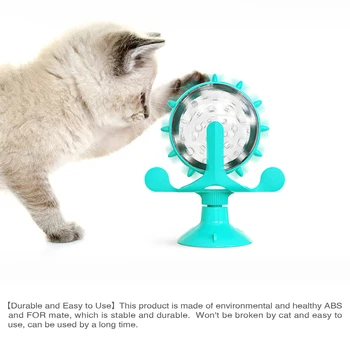 Prvotno Zdravljenje Pušča Mačka Igrača Interaktivni Vrtljiva Kolesa Igrače za Mačke Mucek Psi Izdelki za Hišne živali Dodatki