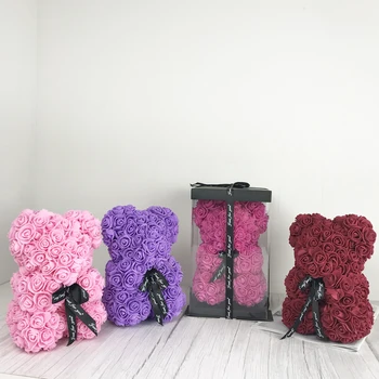 2020 Vroče Prodaje 25 cm Nosi Vrtnice Umetno Cvetje Doma Poroko Festival DIY Poceni Poročno Dekoracijo Darilo Polje Venec Obrti