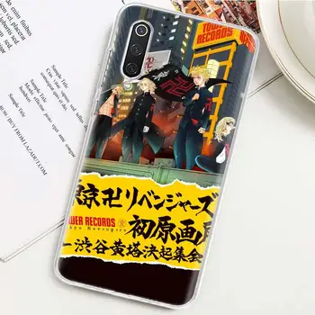 Anime Tokyo Revengers Mikey Primeru Telefon Za Xiaomi Mi 11 9 8 A3 A2 A1 CC9 E 9T 10T Opomba 10 Lite F2 Pro F3 X3 6X 5X F1 Coque Pokrov