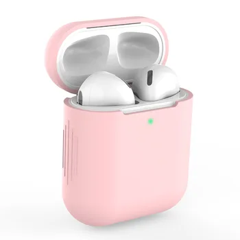 Mini Mehko Silikonsko Ohišje Za Apple Airpods 1/2 Shockproof Cover Za Apple AirPods 2 Slušalke Primerih za Letalski Stroki Zaščitnik Primeru