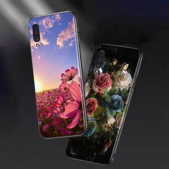 Naravni cvet za Samsung Galaxy A90 A80 A70S A70 A60 A50S A50 A30S A30 A20E A20S A20 M30 Primeru Telefon