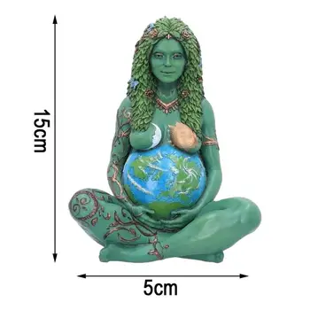 Mati Zemlja Kip Zemlji Umetnosti Kip Figur Mati Vrt na Prostem Boginja Figur Doma Okras Za Darila Dekor Kip D0E5