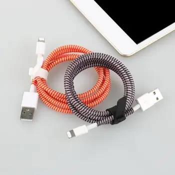 1.4 M Kabel Navijalec Organizator Za iPhone Za Android USB Polnjenje Podatkov v Skladu Kabel Zaščitnik Žice Kabel Ovijte Upravljanje