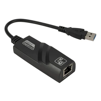 GRWIBEOU USB 3.0 Ethernet Adapter Omrežno Kartico USB 3.0, da RJ45 Lan Gigabit Internet za Računalnik za Macbook Prenosni računalnik, Usb, Ethernet