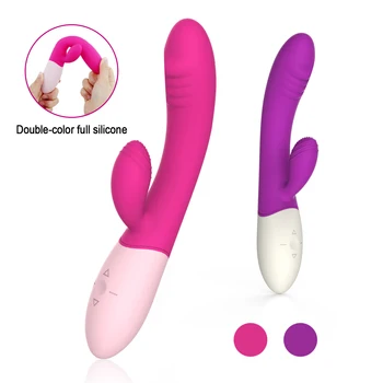Rabbit Vibrator Za Ženske Dvojno Vibracije Dildo Ženske Vagine, Klitoris Masaža G Spot Stimulator Spolnih Igrač Za Ženske Analni Vibrator