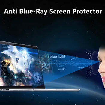 2X Anti Blue-Ray Screen Protector Straže Kritje za Dell XPS 15 9570 XPS9570 15.6