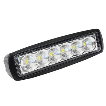 1PC 6 Inch LED Trak Svetlobe off-road Pozornosti 18W Barre Dela Led Svetlobni Žarek Auto Deli Tovornjak SUV 12V