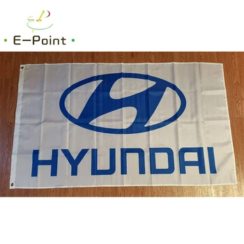 Koreja Hyundai Avto Zastava 2*3 m (60*90 cm) 3 m*5 m (90*150 cm) Velikost Božični Okraski za Dom Zastava Banner Darila