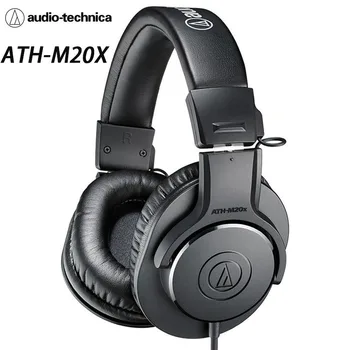 Original Audio Technica ATH-M20X M20X Računalnik PC Head-mounted Strokovno Spremljanje Snemanja Slušalke