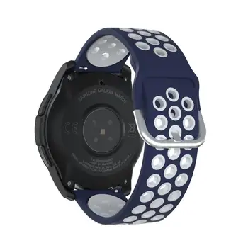 Za Samsung galaxy watch 46mm Šport Pametno Gledati 22 mm Watch Trak Zamenjava Silikonsko Zapestnico Za Orodje S3 Meje & Classic