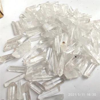 Naravni Pregleden Quartz Crystal Zdravilne Surovine, Jasno Kamen Pregleden Stolpec Dekorativni DIY Proces
