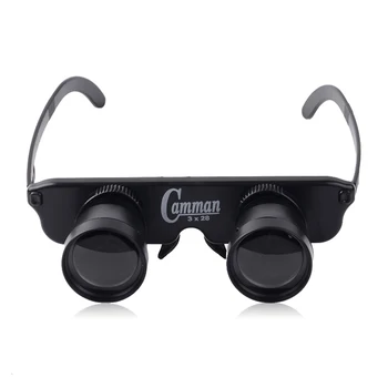 1PC Prenosni 3x28 Povečevalna Očala Slog Prostem Ribolov Optika Daljnogled Daljnogled, Povečava Eyeglass Visoke Kakovosti