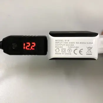 QC USB 3.0 Do 5-12V Nastavljiva Napetost Korak Do 5.5x2.1mm Kabel Power Boost Linija Za WiFi Usmerjevalnik LED Trak 12V Naprave
