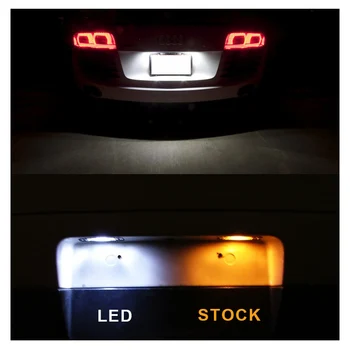 11pcs Bele Svetlobe LED Avto Žarnice Notranje zadeve Kit Primerni Za Chevrolet Malibu 2013-2016 2017 2018 Dome Strop Trunk Ogledalo Licence Lučka
