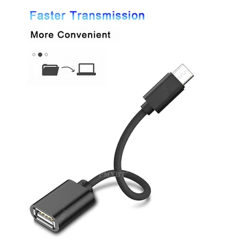 Adapter USB Tip-C Micro USB Pretvornik Kabel Tip C vmesnik USB 2.0 OTG Support Za Xiaomi/Redmi/Huawei/HTC/Oneplus/LG/Priključek