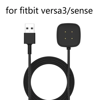 Dock Postajo Adapter za Polnilnik USB, Kabel za Polnjenje Baze Kabel Žice za Fitbit Občutek/Obratno 3 Smartwatch Obratno 1 2 Lite Pametno Gledati