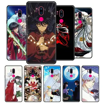 Anime Inuyasha Primeru za LG K50s K51s K40 K40s K41s K61 G6 Q51 Q60 Q61 Q70 G7 G8 ThinQ Črnega Silikona Telefon Coque