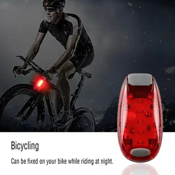 5 LED Lučka za noge noč jahanje Reflektivni oprema, kolesa, deli multi-funkcijska varnost kolesarskih luči posnetek teče svetlobe
