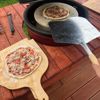 Les Pizza Odbor Veslo Olupimo Lopato Rezanje Bakeware Bambusa Strokovne Domače Pecivo Orodja, Pribor Krog