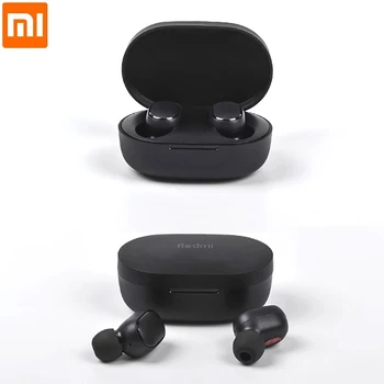 Original Xiaomi Airdots 2 Brezžične Slušalke Redmi Airdots 2 TWS Bluetooth Slušalke Zmanjšanje Šuma Samodejno Povezavo 100 kozarcev/Veliko