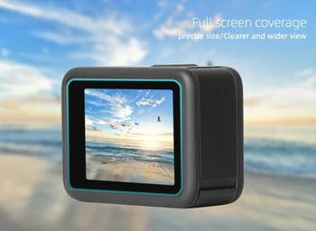 Za GoPro Hero9 Kamere Zaščitni Film HD Kaljeno Steklo Screen Protector Športne Kamere Pribor Sunnylife Zaščitno folijo