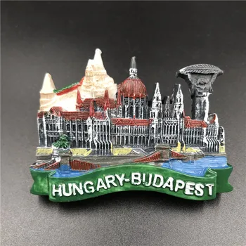 Smole 3D Hladilnik Magnet Za Dom Opisi Madžarska Budimpešta Panorama obrti magnetov za Hladilnik Nalepke Spominek Obrti Igrača