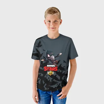 Otroška T-majica 3D Pretepu Zvezde Vrana