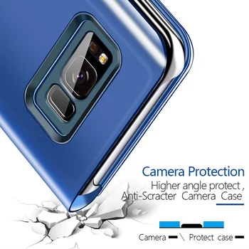 Primerom ogledalo Za Samsung Galaxy Note 10 Pro S10 5G S8 S9 Plus s10E S6 S7 Edge Flip Pokrov Na Sumsung S 10 9 8 6 7 Stojalo Coque