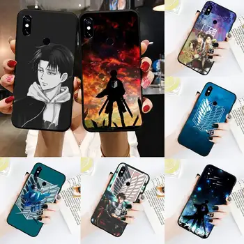 Napad Na Titan Anime Primeru Telefon Za Xiaomi Redmi Opomba 4 4 5 6 7 8 pro S2 PLUS 6A PRO