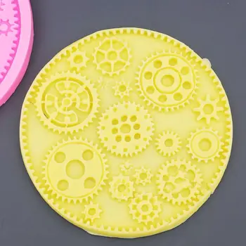 Novi modeli 3D Silikonski Čokoladna Torta Fondat Kalup za Peko Plesni Prestavi Obliko DIY Decors Kuhinjski pribor Torto orodja
