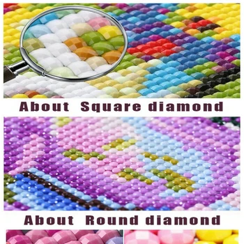 Celotno Kvadrat ali krog 5D DIY Diamond Slika