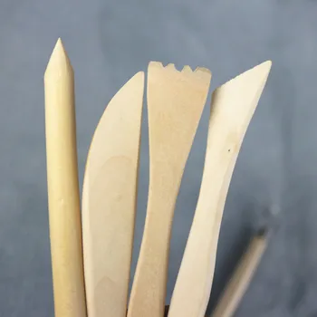 5pcs Gline Set Orodja DIY Mehka Glina, Keramika, Oblikovanje Lesa Orodje Keramične Umetnosti Carving Nož Obrti Kiparstvo Vosek Carving Modeliranje Orodje