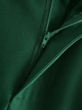 Toppies 2021 Zeleno Obleko Hlače Ženske Visok Pas Naravnost Hlače Modne Hlače Ženske Ulične