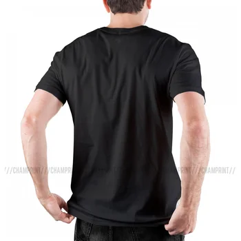 On Man In Gospodarji Vesolja T-Shirt za Moške Letnik Čistega Bombaža Tees Posadke Vratu Kratek Rokav T Shirt Plus Velikost Vrhovi