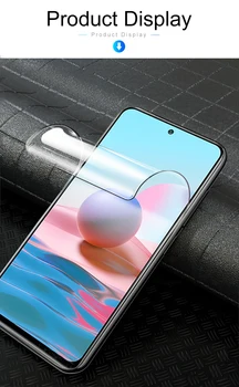4 V 1 Spredaj Hydrogel Film Za Xiaomi Redmi Opomba 10 Pro Max 4G 10 s Na Xiaome Note10 10pro Objektiv Kamere Steklo Zaščitno folijo