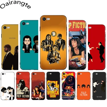 Pulp Fiction Premikanje poster, mehka silikonska telefon kritje za iphone 5 5s SE 2020 6 6s 7 8 Plus X XR XS 11 12 Pro Max 12 Mini