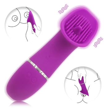 G Spot Vibrator Klitorisa Jezika Vibrator, Mini Vibrator Za Klitoris Stimulator za Odrasle Sex Igrače Za Ženske Pari USB za Polnjenje