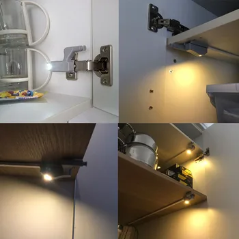 Kabinet Omari Avtomatski LED Tečaj Svetlobe Inteligentni Indukcijske lučka Omaro Notranji Tečaj Luč Za Omari, Omaro, Kuhinja