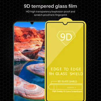 9D Telefon Kaljeno Steklo Odporno na Praske Screen Protector Jasno Kaljeno Film Dotika Zaslona Telefona Pripomoček Za SamsungA50